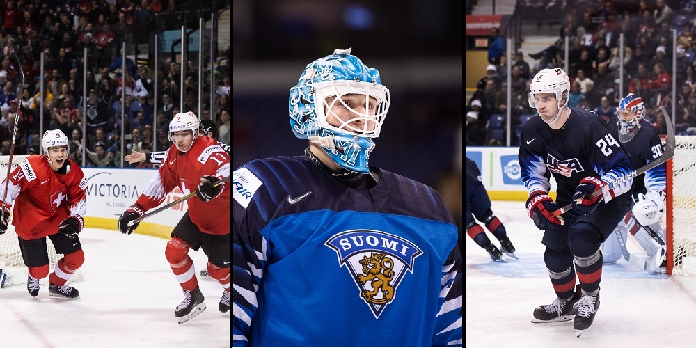 Schweiz, Finland och USA i JVM 2019