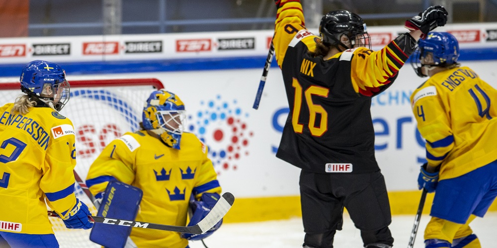 Dam hockey VM 2023 Sverige Tyskland