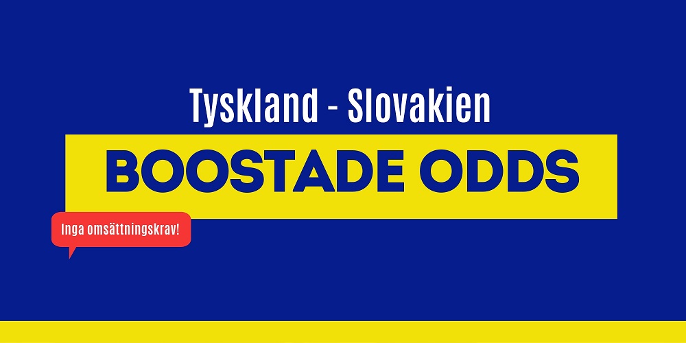 Tyskland-Slovakien boostade odds