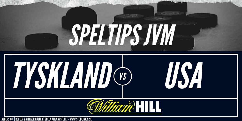 Speltips Tyskland-USA William Hill