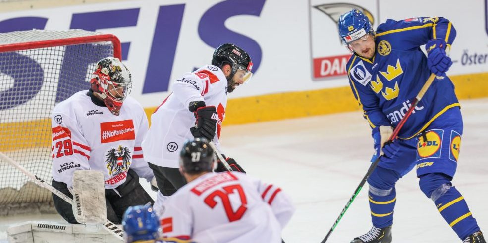 Sverige mot Österrike under Czech Hockey Games 2022