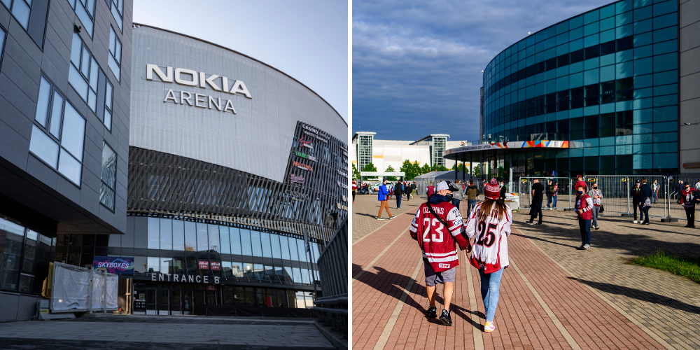 Nokia Arena och Arena Riga