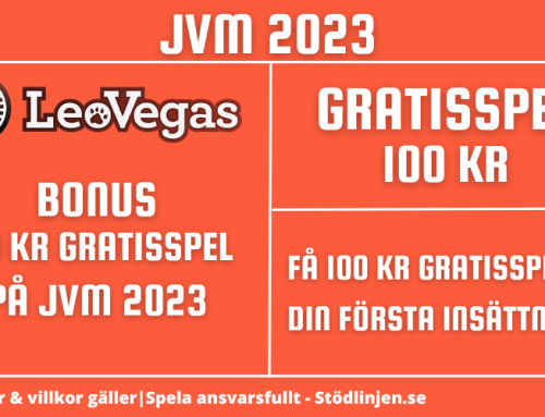 Få 100 kr bonus på JVM 2023