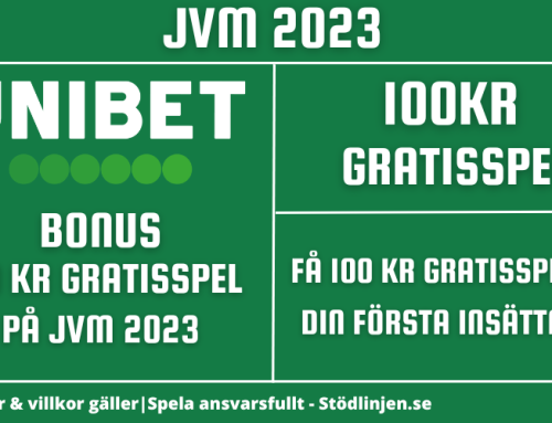 100 kr gratisspel på JVM 2023