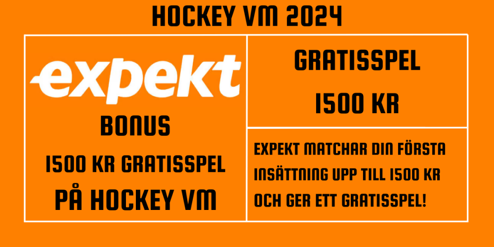 Expekt Bonus hockey VM 2024