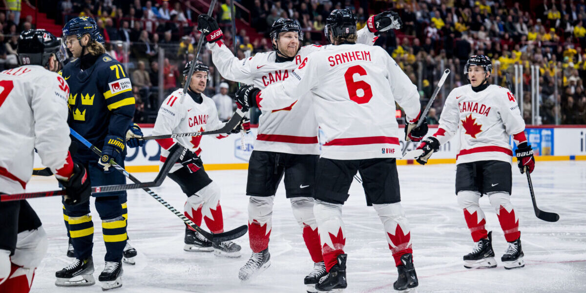 Kanada mot Sverige i hockey VM 2025