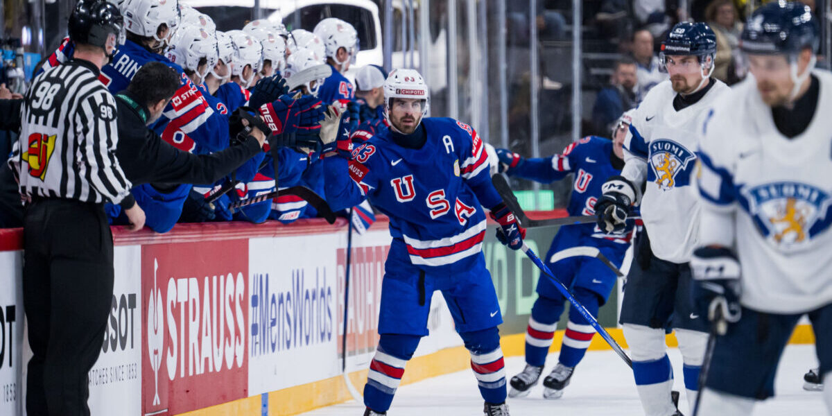 USA mot Finland i hockey VM 2025