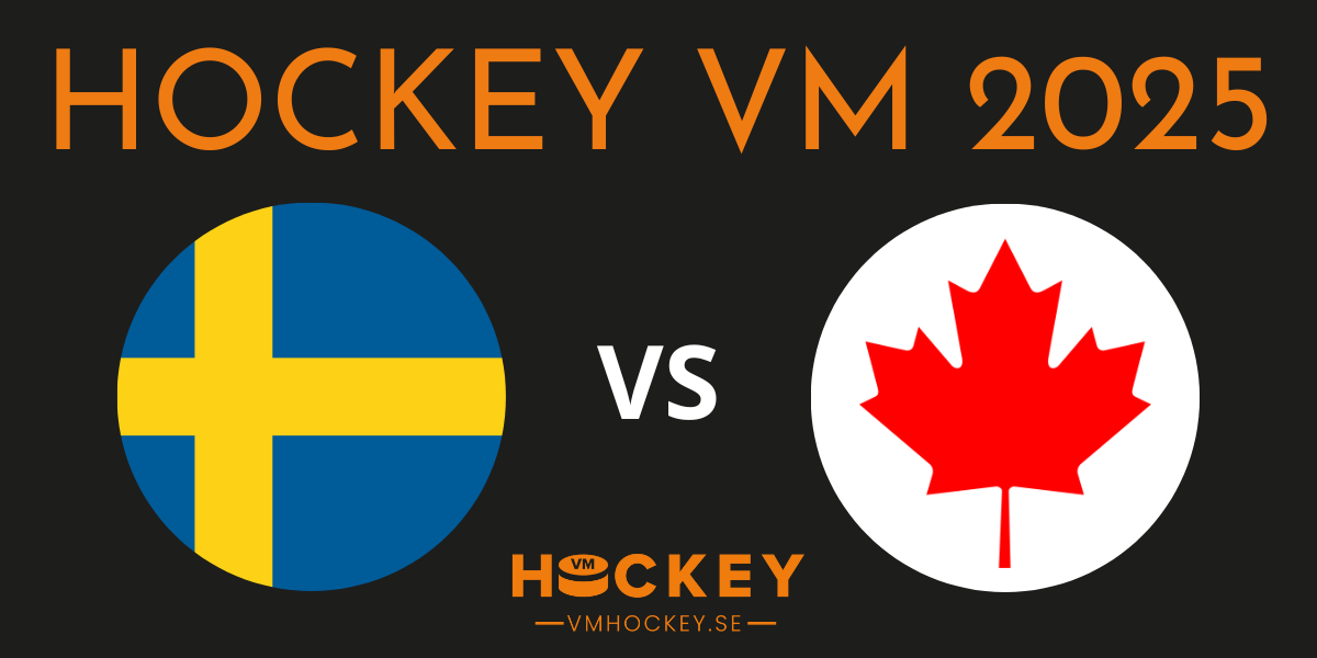 Hockey VM 2025 Sverige Kanada