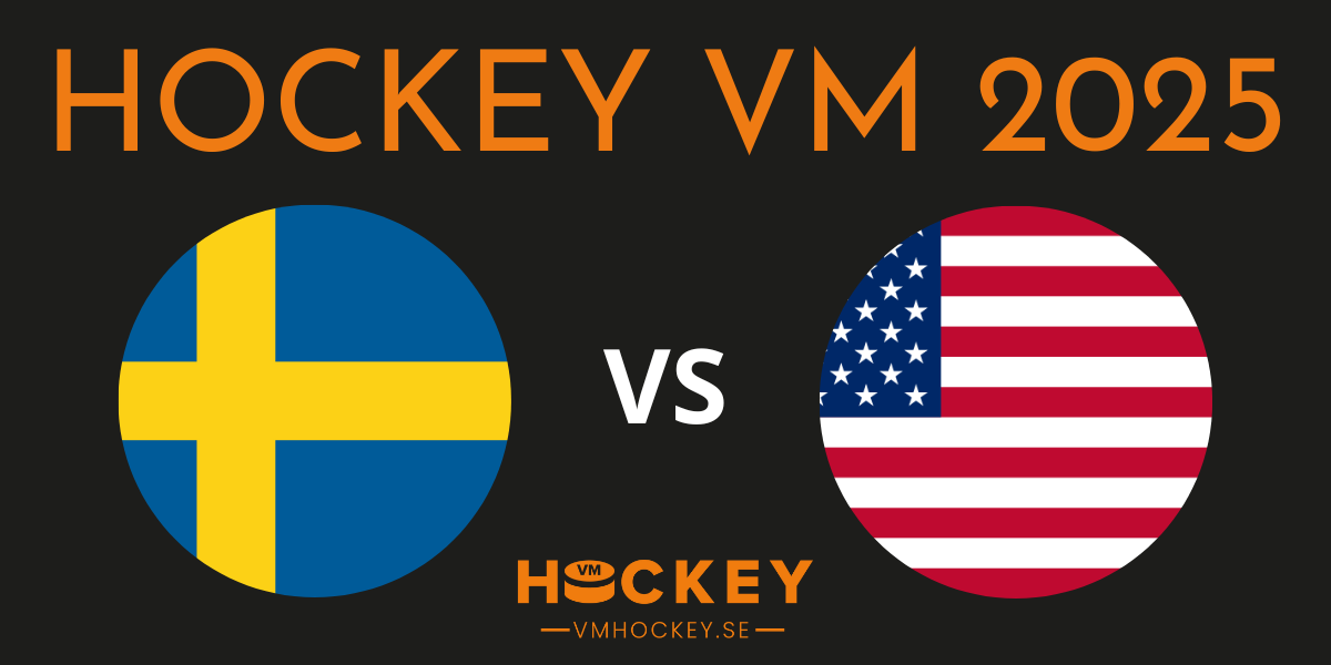 Hockey VM 2025 Sverige USA