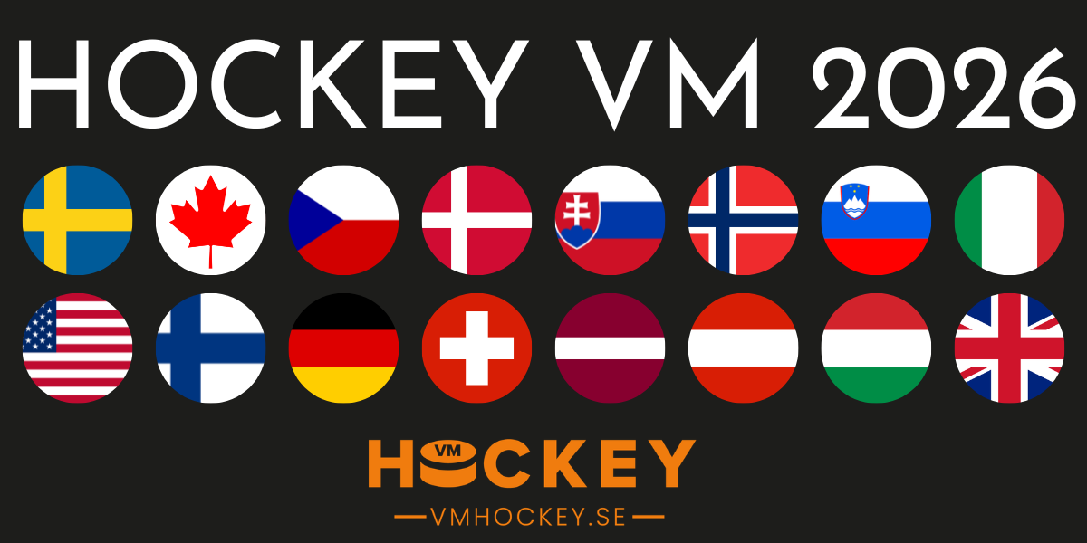Hockey VM 2026 landslagstrupper