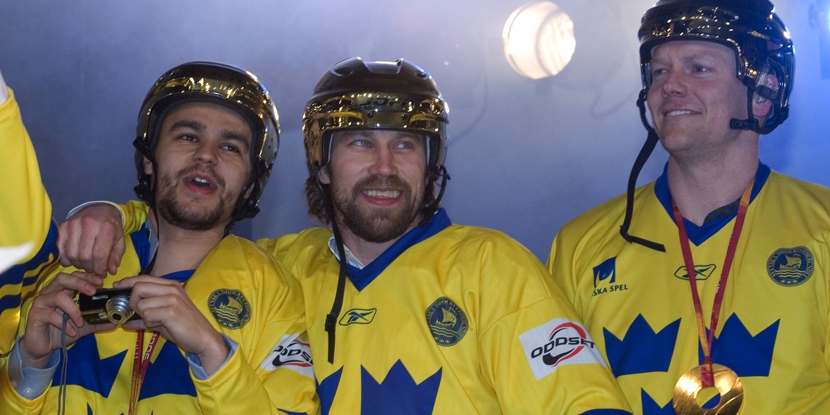 Stefan Liv, Peter Forsberg och Mats Sundin var en del av Tre Kronors guldlag vid OS 2006