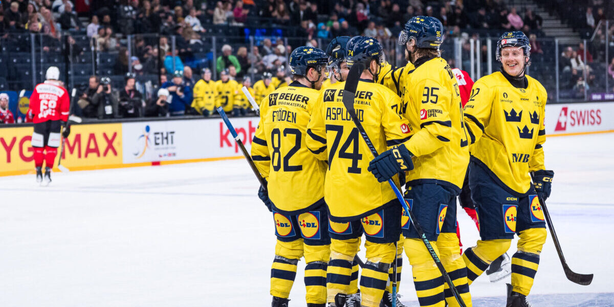 Tre Kronors trupp till Swiss Hockey Games