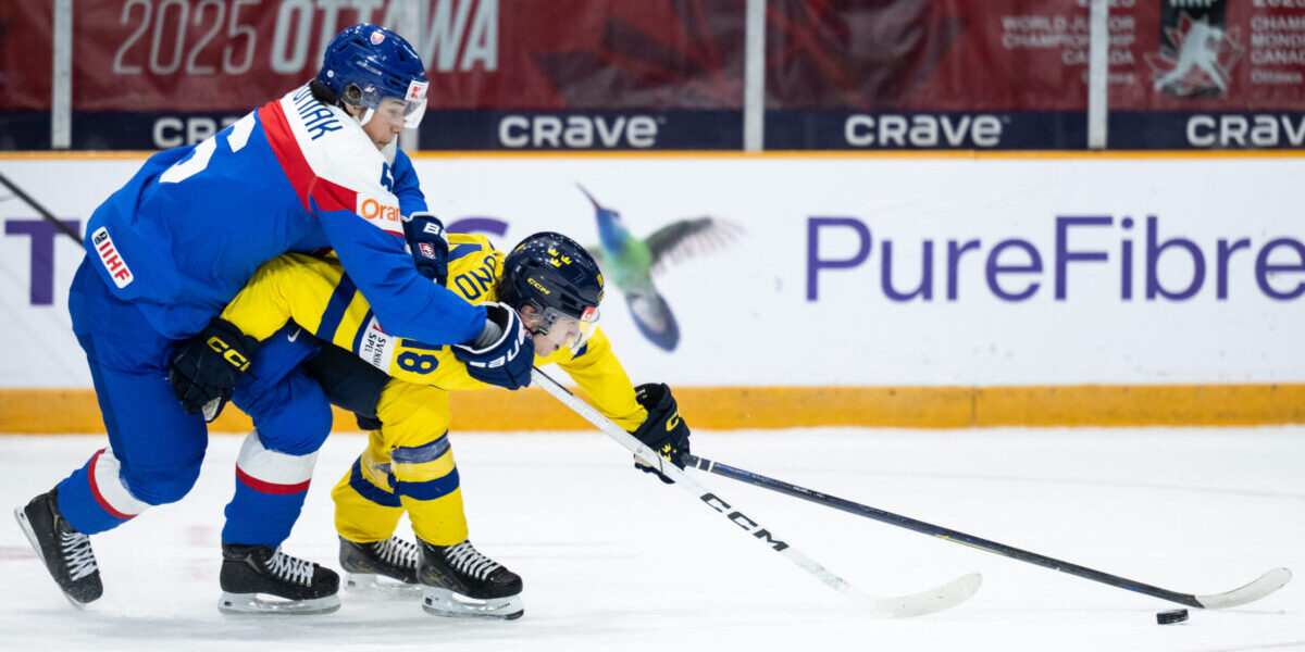 Sverige mot Slovakien JVM-premiärn