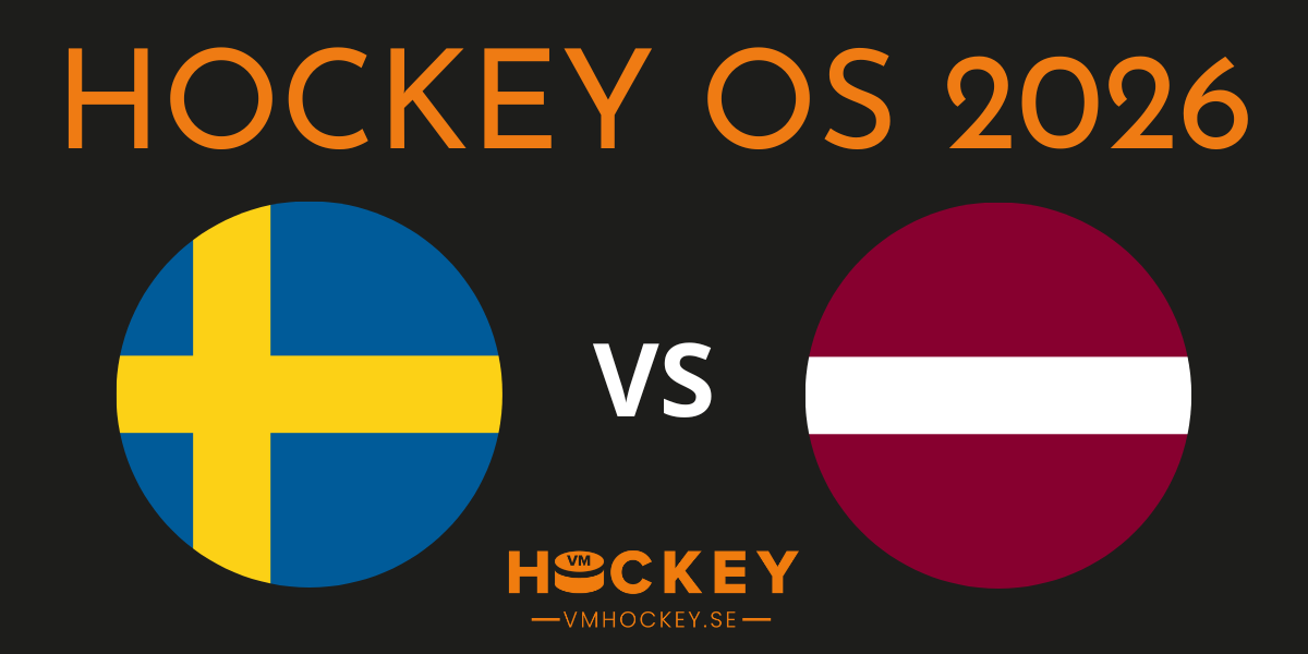 Hockey OS 2026 Sverige Lettland