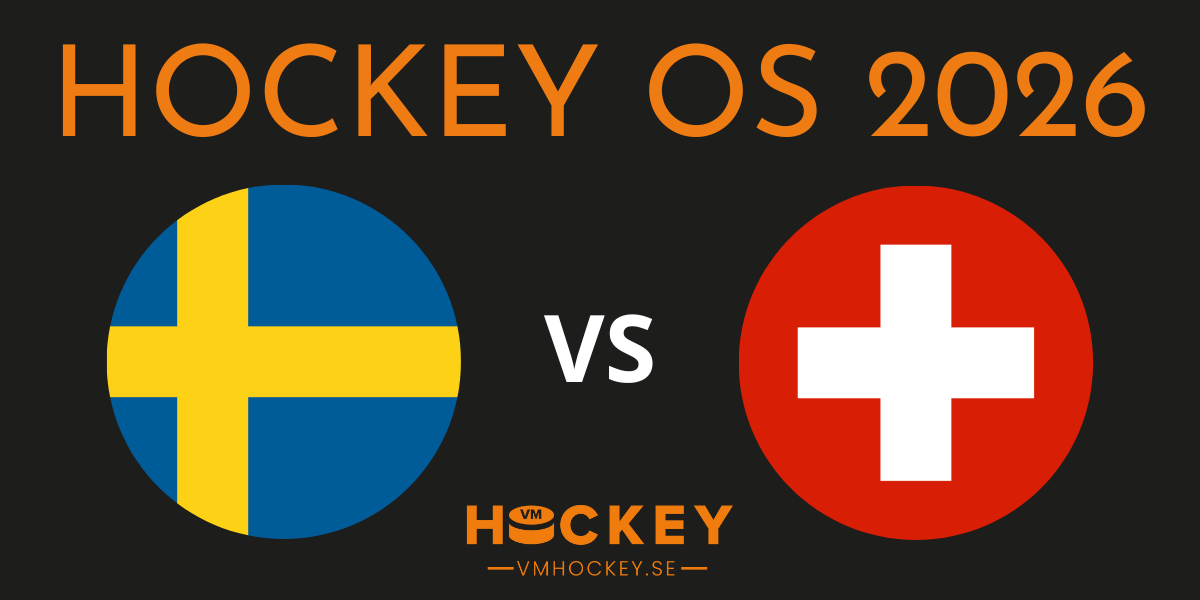 Hockey OS 2026 Sverige Schweiz