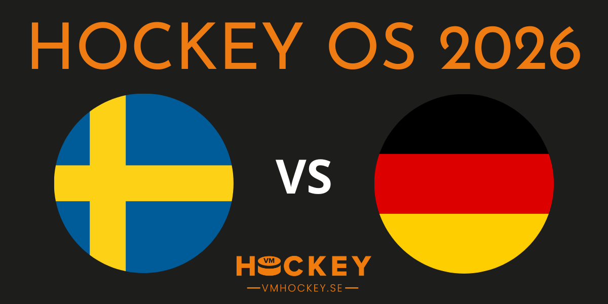 Hockey OS 2026 Sverige Tyskland