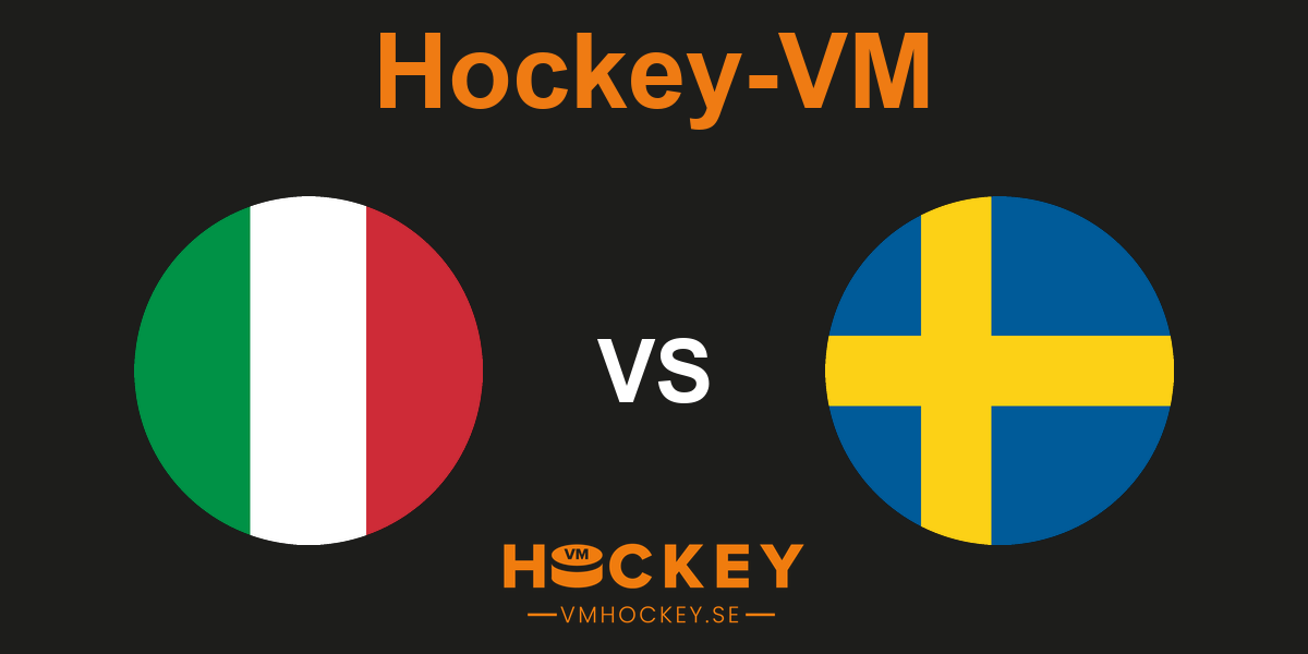 Hockey-VM-Italien-Sverige