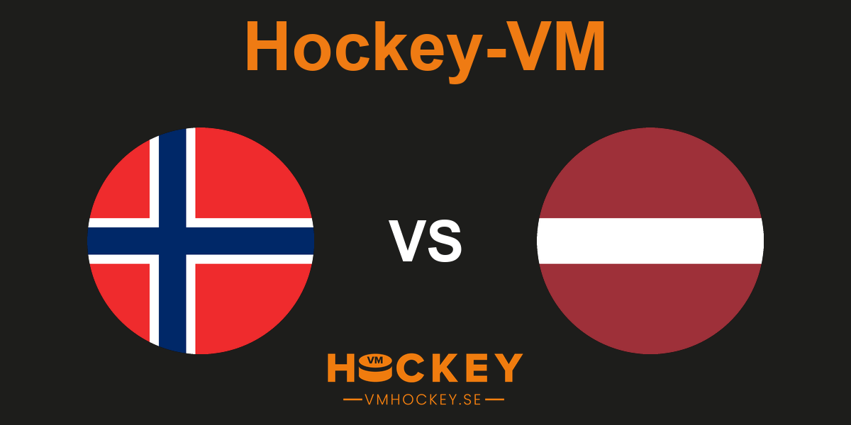 Hockey-VM-Norge-Lettland