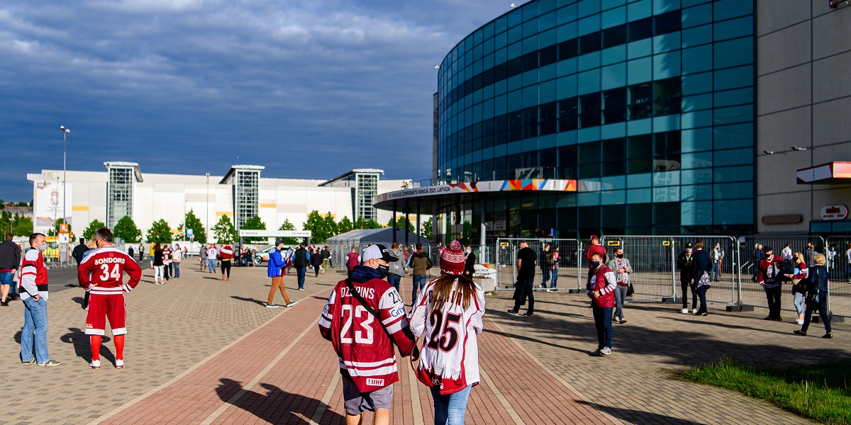 Arena Riga under Hockey VM 2021